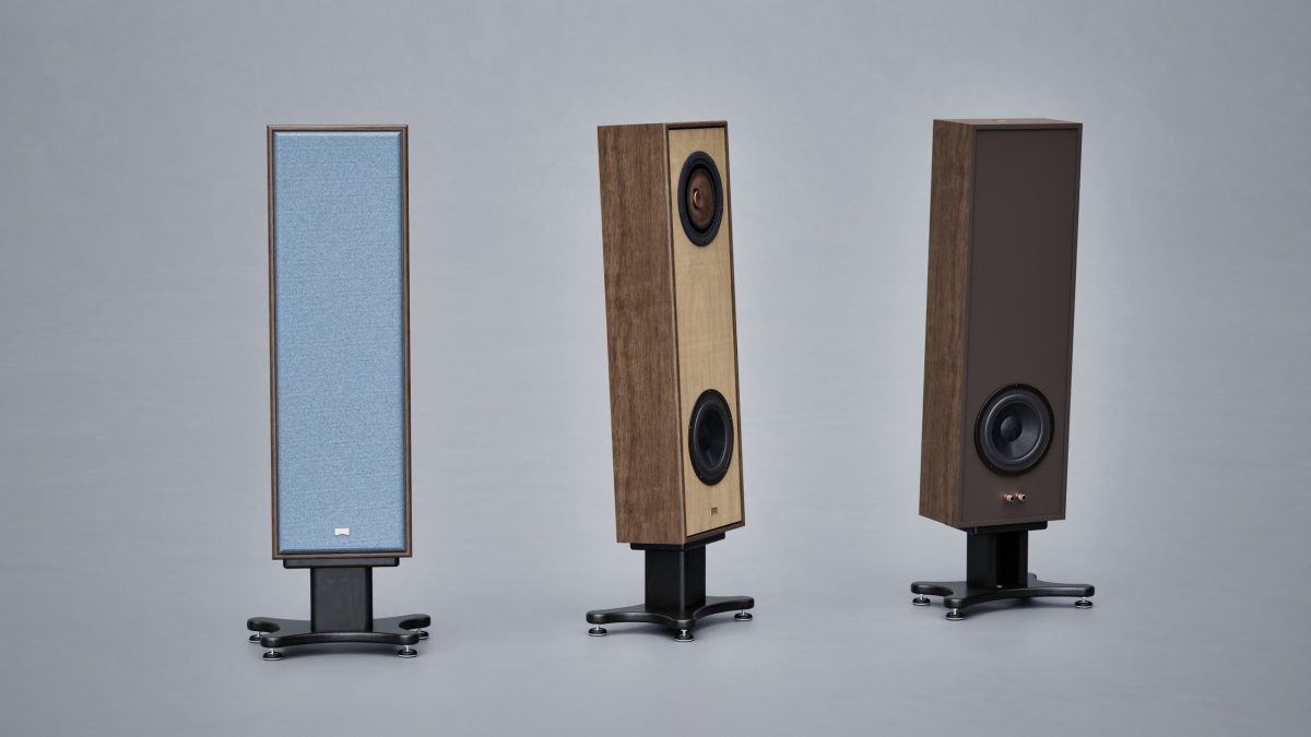 Panthaerstein Momentae Loudspeaker Front, Quarter, and Rear views
