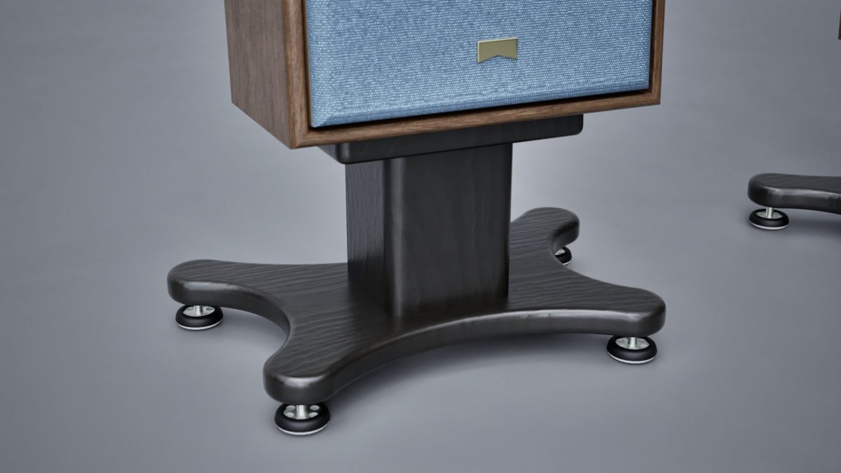 Included Isolation Loudspeaker Base