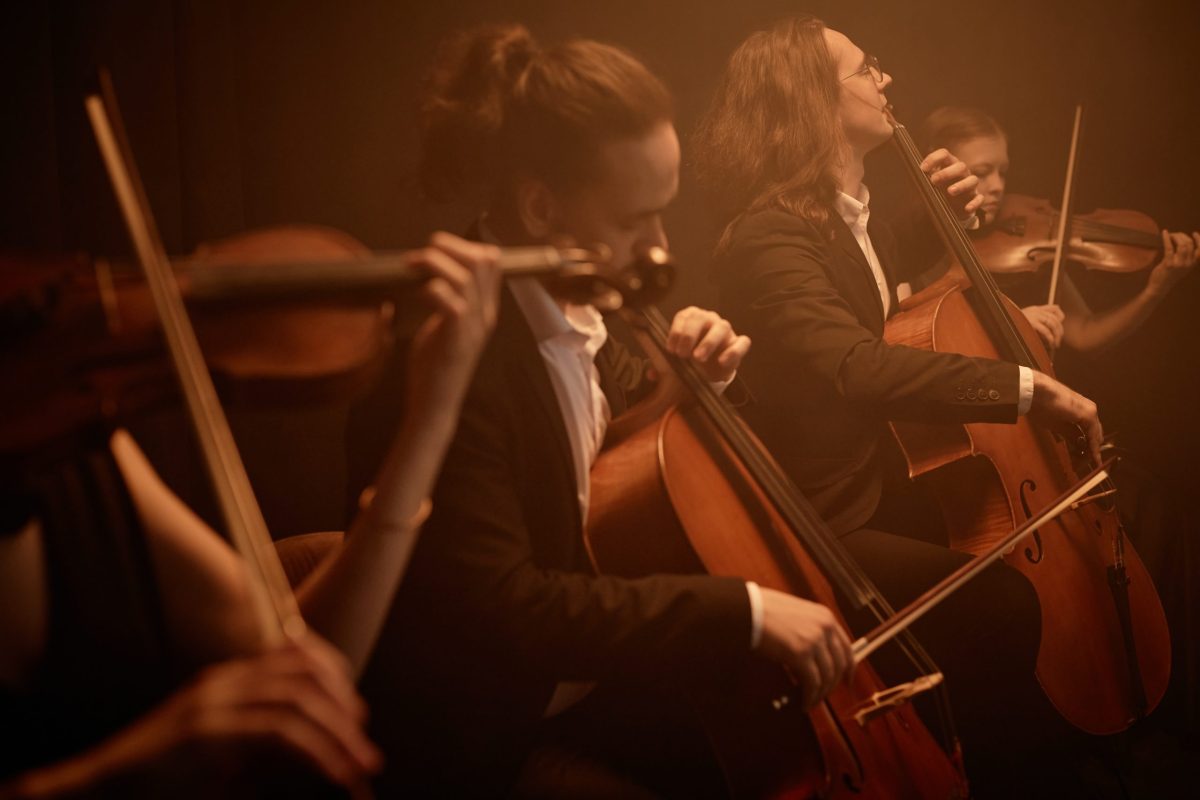 every instrument in the quartet comes through