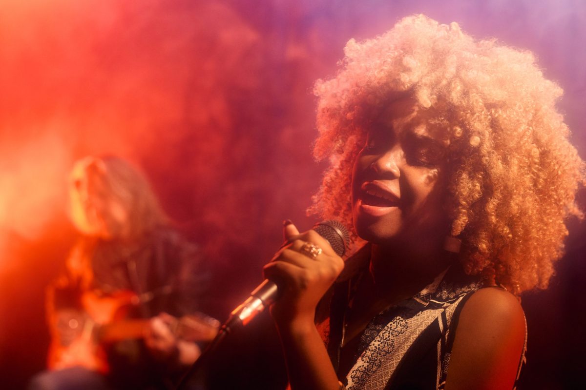 Voices are real, articulate, and locked in place