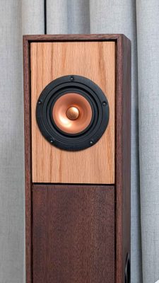 Sveltae prototype copper driver close-up